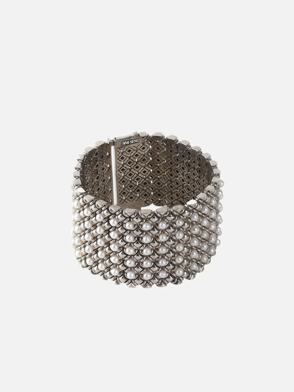 SIMI SENG Pearl Bracelet - Silver - Uncategorized BİLEKLİK