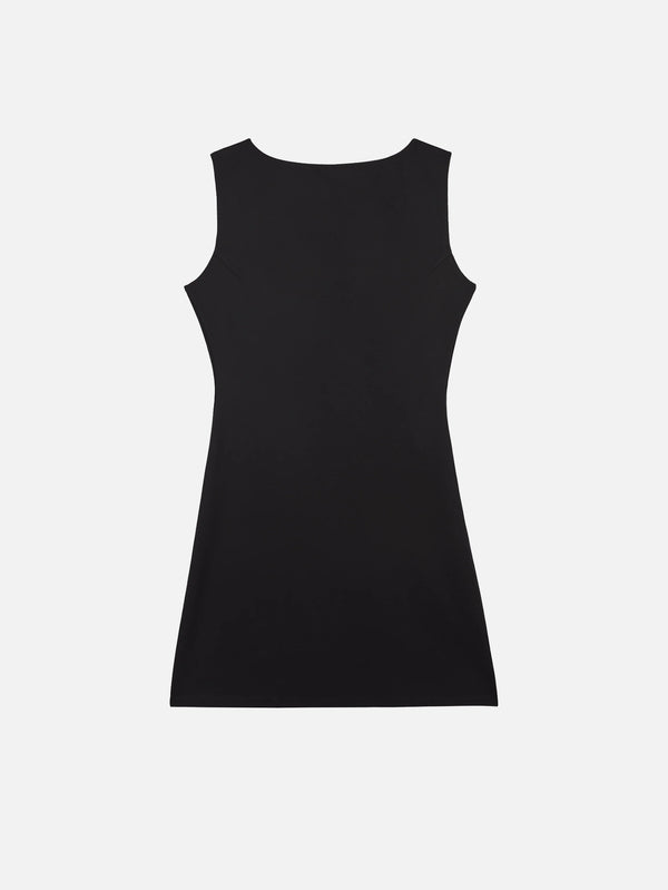 SOON TO BE ANNOUNCED - ELBİSE - Goddess Mini Dress - Black - shopi go'da!.