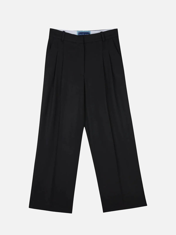 SOON TO BE ANNOUNCED Switch-Pockets Trousers W - Black - Trousers PANTOLON