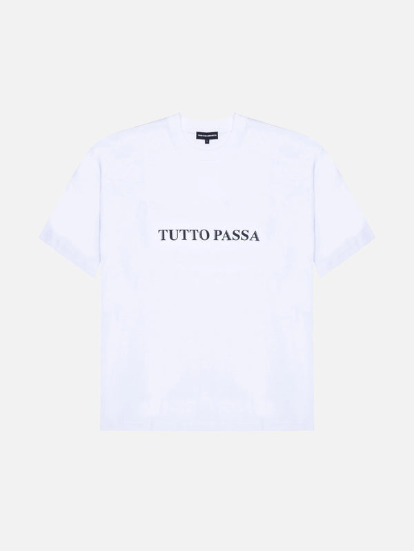SOON TO BE ANNOUNCED - T-SHIRT - Tutto Passa T-Shirt - White - shopi go'da!.