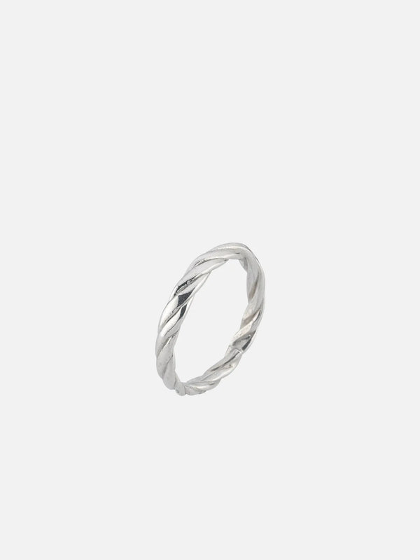 JEWELS FOR JOY Spira Ring – Silver, yakın çekim