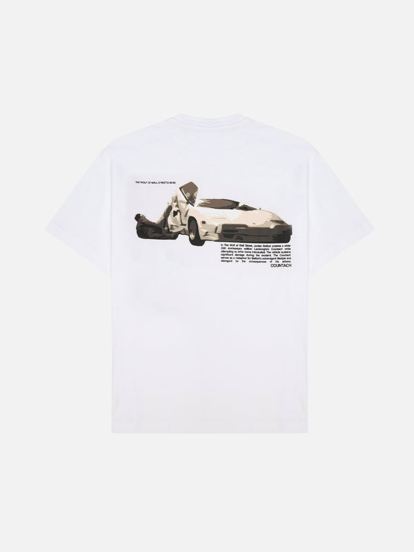 SOON TO BE ANNOUNCED, Countach T-Shirt - White, T-SHIRT, shopi go'da!