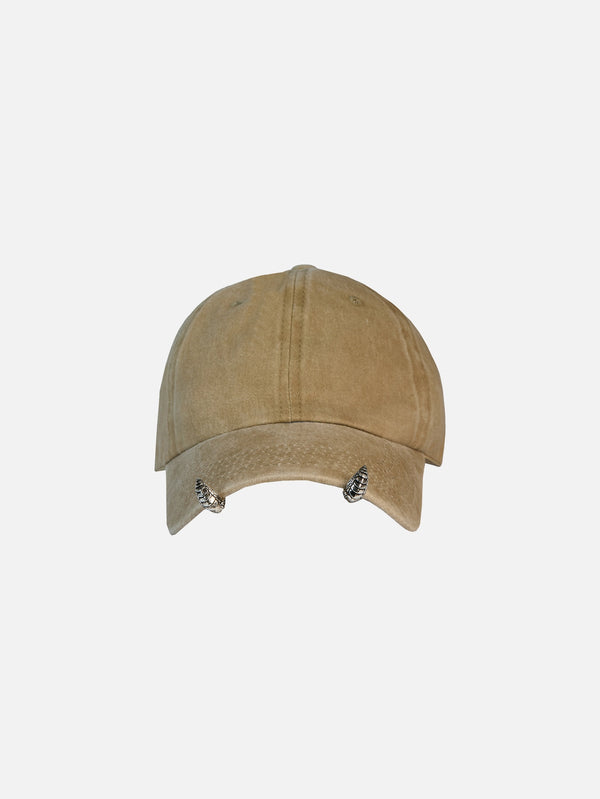 STUDIO NOID - ŞAPKA - Beige Cap - Gator's Bite - shopi go'da!.
