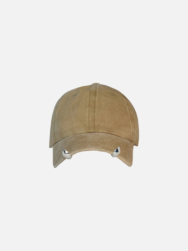 STUDIO NOID - ŞAPKA - Beige Cap - Horn - shopi go'da!.