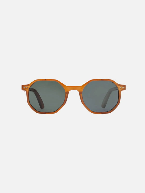 SUN'S GOOD The Octagon Kahverengi Unisex Güneş Gözlüğü - Sunglasses GÜNEŞ GÖZLÜĞÜ