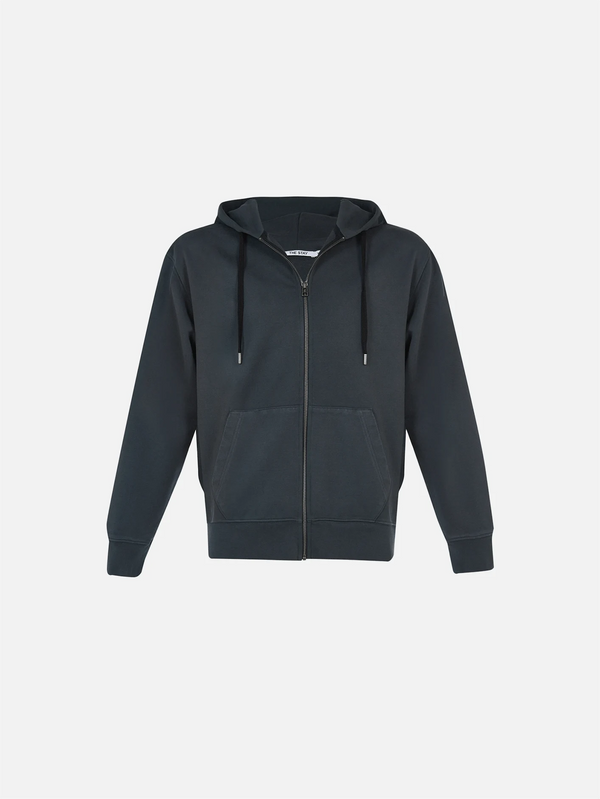 THE STAY LINE - HIRKA - Denis Kapüşonlu Fermuarlı Sweatshirt - Antrasit - shopi go'da!.