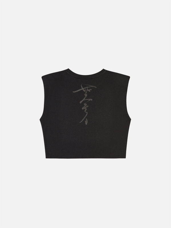 THE STAY LINE - T-SHIRT - Shinrin Crop T-Shirt - Siyah - shopi go'da!.