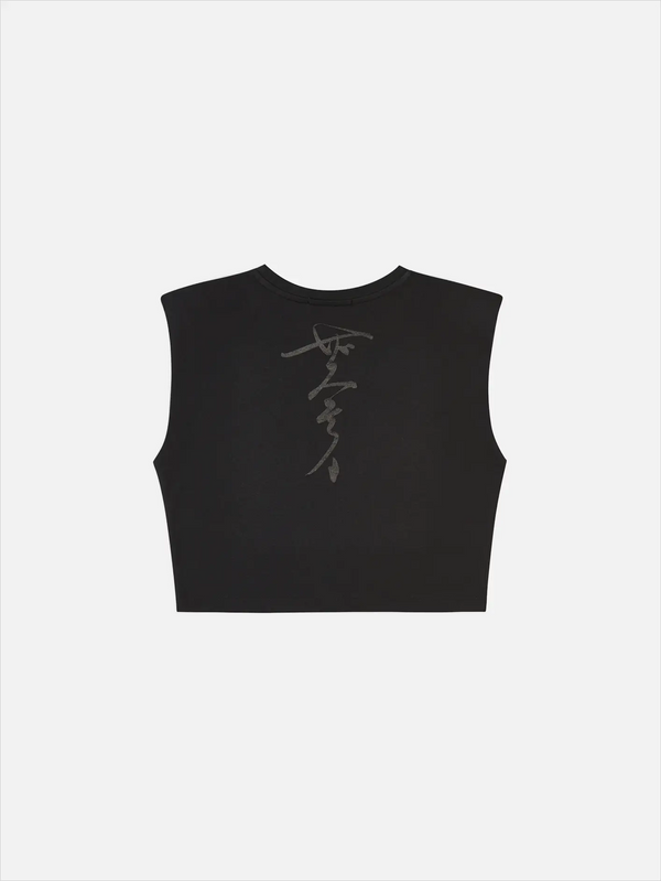 THE STAY LINE Shinrin Crop T-Shirt - Siyah - T-Shirts T-SHIRT