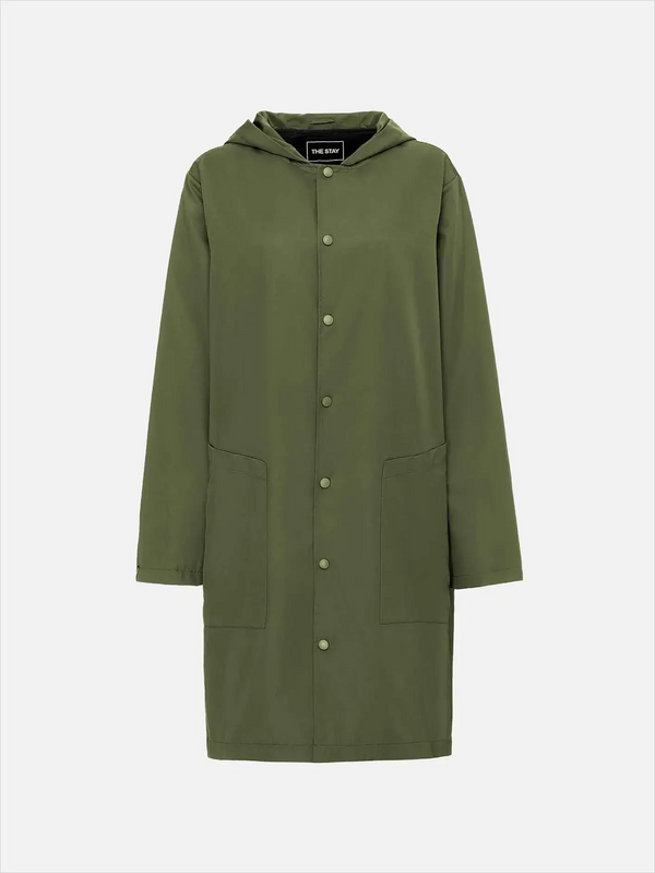 THE STAY LINE Rayne Sırt Detaylı Yağmurluk W - Yeşil - Rain Coats YAĞMURLUK