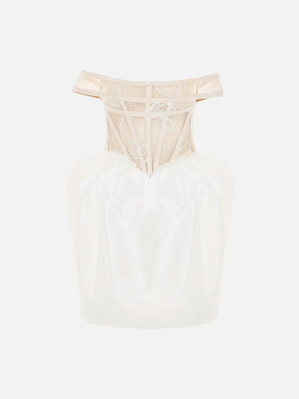 THE TACCA Porcelain Dress - White - Uncategorized ELBİSE