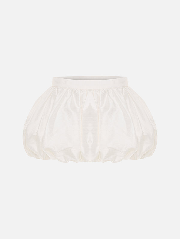 THE TACCA - ETEK - Marianne Balloon Skirt - White - shopi go'da!.