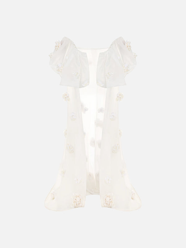 THE TACCA - PELERİN - Eclora Cape - White - shopi go'da!.