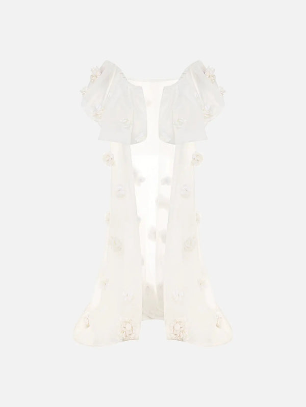 THE TACCA Eclora Cape - White - Uncategorized PELERİN
