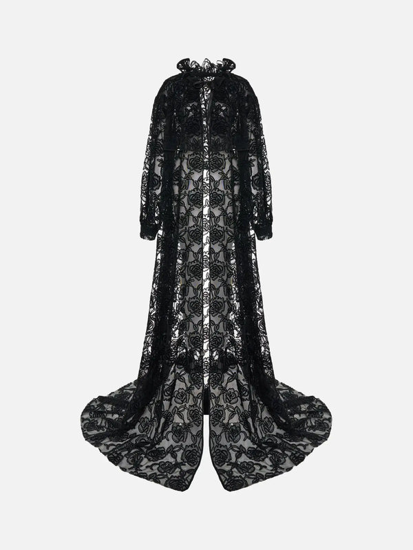 THE TACCA Nightbloom Cape - Black - Uncategorized PELERİN