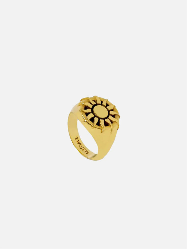 TWOJEYS Organic Sun Ring - Gold - Rings YÜZÜK