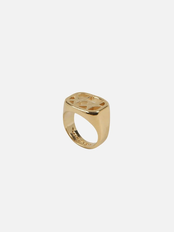 TWOJEYS Framed Ring - Gold - Rings YÜZÜK