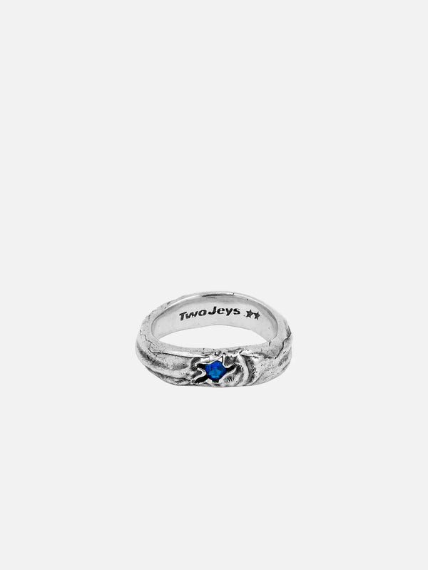 TWOJEYS Blue Squadra Ring - Silver - Uncategorized YÜZÜK