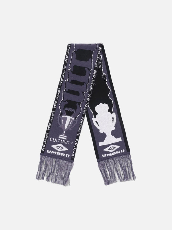 UMBRO Cult Unity Scarf - Black Grey - Scarves & Shawls ATKI