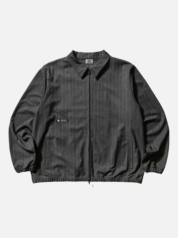 UMBRO Formal Pinstriped Jacket - Dark Grey - Sport Jackets CEKET