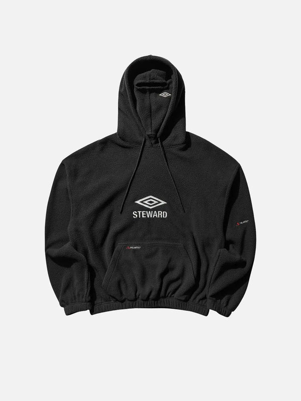 UMBRO Steward Masked Fleece - Dark Grey - Hoodies SWEATSHIRT