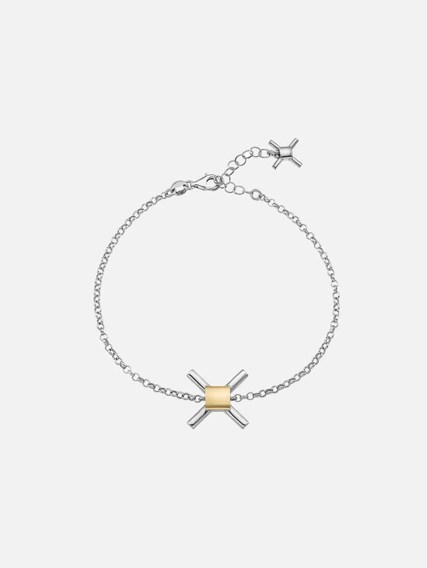 X STUDIO The X Bracelet - Gold/Silver - Bracelets BİLEKLİK
