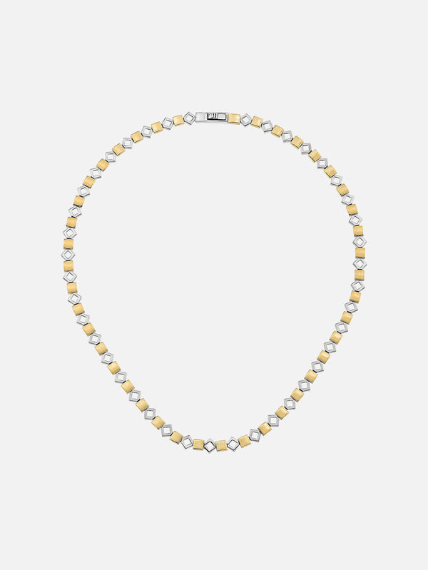 X STUDIO - KOLYE - Silhouette Necklace - Gold/Silver - shopi go'da!.