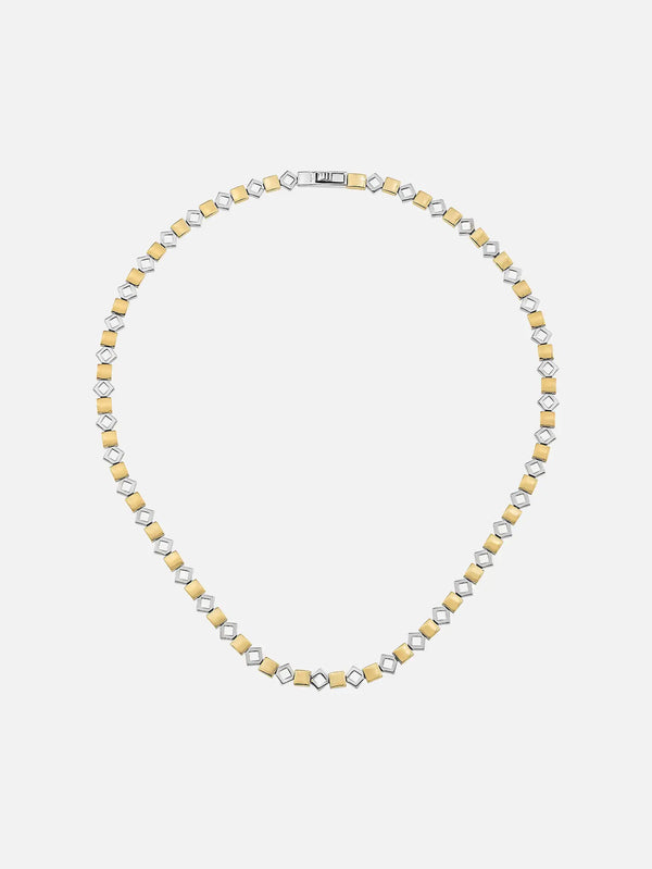 X STUDIO Silhouette Necklace - Gold/Silver - Necklaces KOLYE