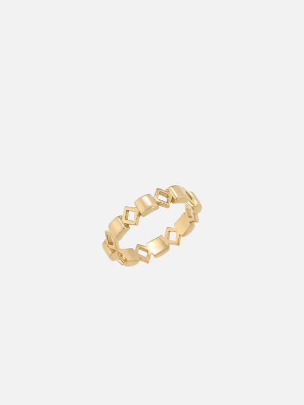 X STUDIO - YÜZÜK - Silhouette Ring / 4,5 mm - Gold - shopi go'da!.