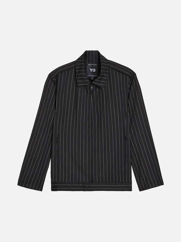 Y-3 - CEKET - Y-3 Refined Wool UT Blouson - Black Chalk Pearl - shopi go'da!.