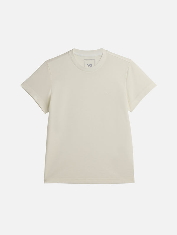Y-3 - T-SHIRT - Y-3 Premium Short Sleeve Tee - Core White - shopi go'da!.