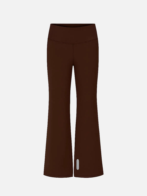 YORSTRULY Twist Flare Pants - Espresso Martini - Uncategorized EŞOFMAN ALTI