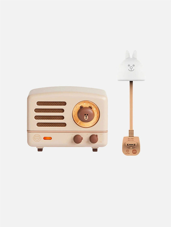 ZUHAL MÜZİK - KABLOSUZ HOPARLÖR - Muzen OTR Metal Linefriends Lambalı Bluetooth Hoparlör ve Radyo Set - shopi go'da!.