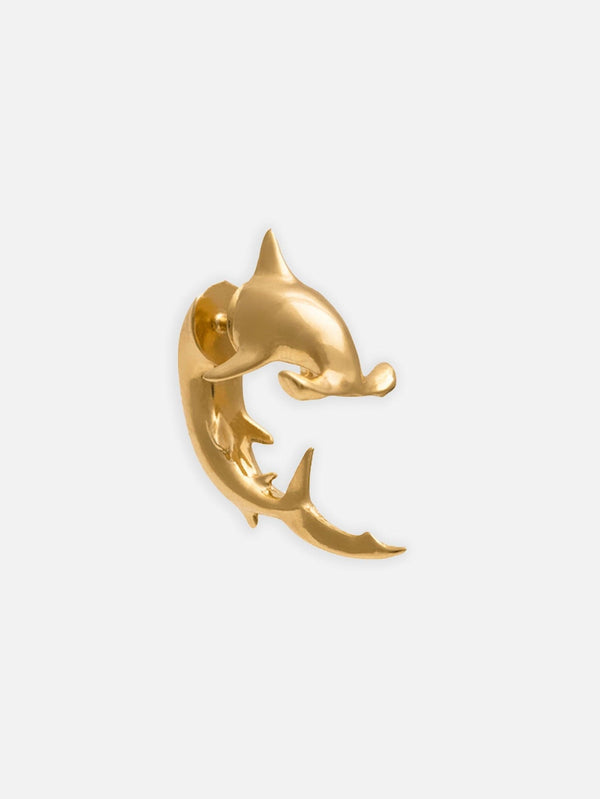 Hammerhead Earring (Single) - Gold Vermeil - shopi go