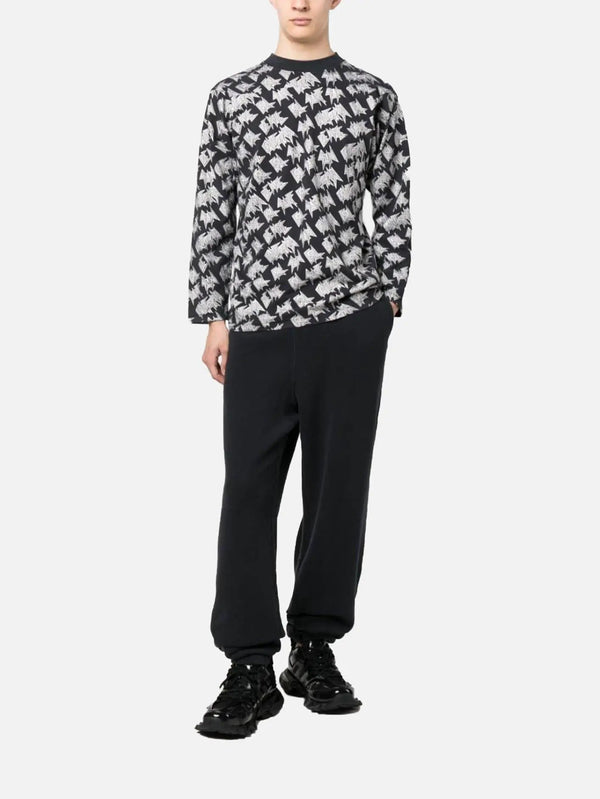 ERL Printed Longsleeve T-Shirt - Black - T-Shirts T-SHIRT