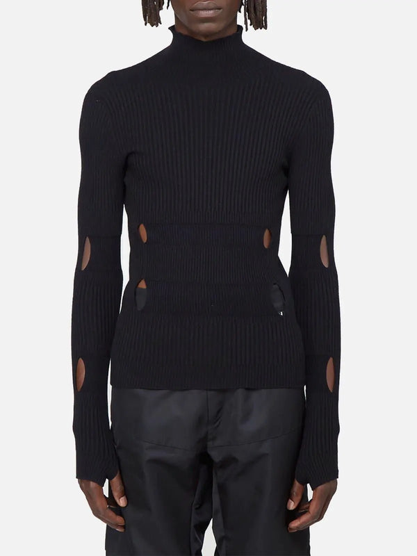 GMBH Leif Knitted Jumper W/ Slits - Sweaters KAZAK
