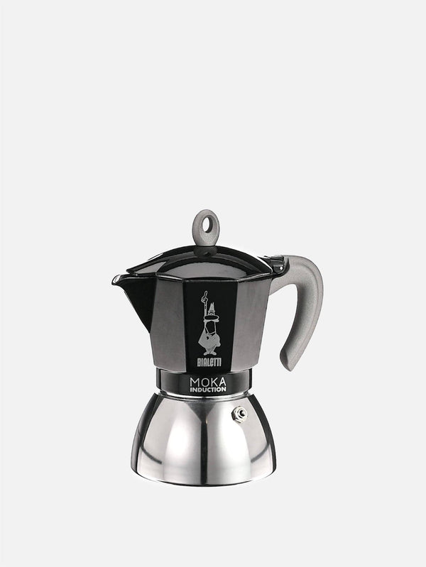 Indüksiyon Mokapot 2 Cup - Black - shopi go