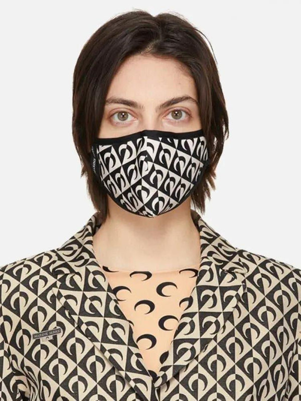 MARINE SERRE Grafik Baskılı Maske - MASKE