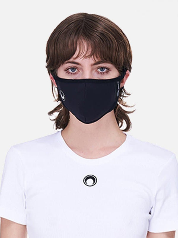 Grafik Baskılı Maske - Siyah - shopi go