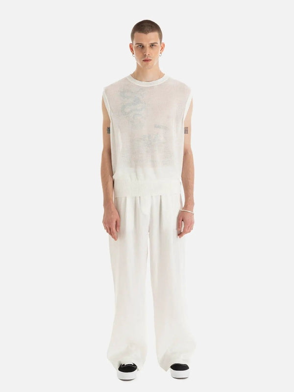 SHOPI GO Kani Pijama Pantolon - Kırık Beyaz - Pants PANTOLON