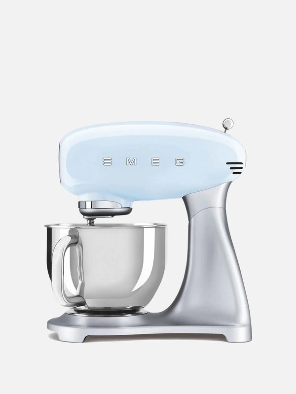 SMEG 50s Style Retro Pastel Mavi Stand Mikser - shopi go