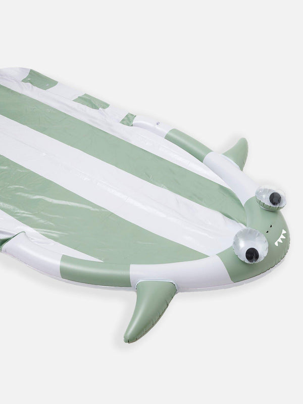 SUNNYLIFE - PLAJ AKSESUAR - Slip and Slide Shark Tribe Khaki - shopi go'da!.