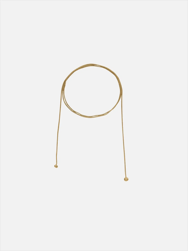 ZEWORKS Brassghetti Light - Gold - Necklaces KOLYE