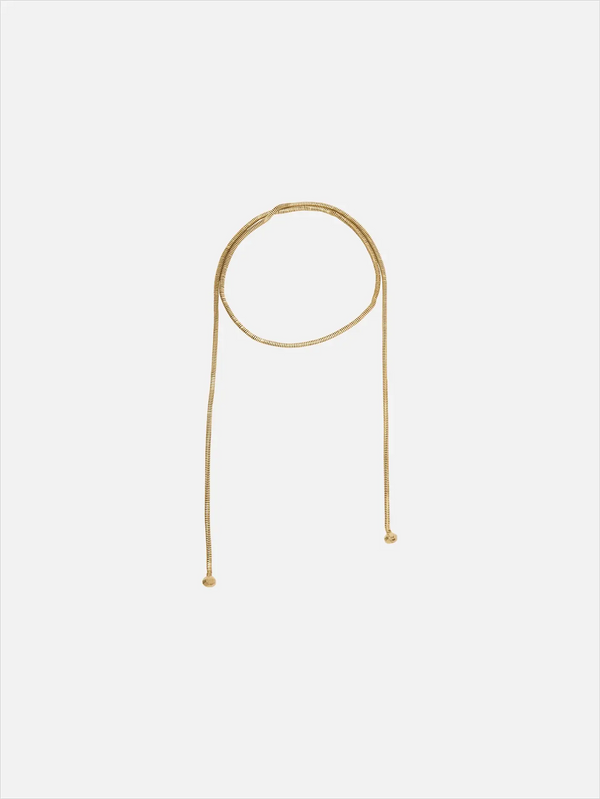 ZEWORKS Brassghetti Regular - Gold - Necklaces KOLYE