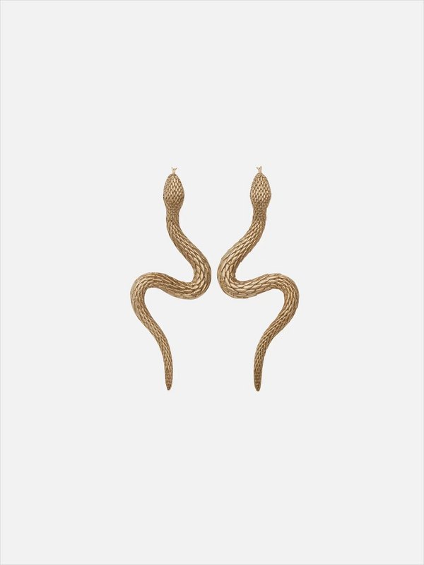 ZEWORKS Naga Earrings - Gold - Earrings KÜPE