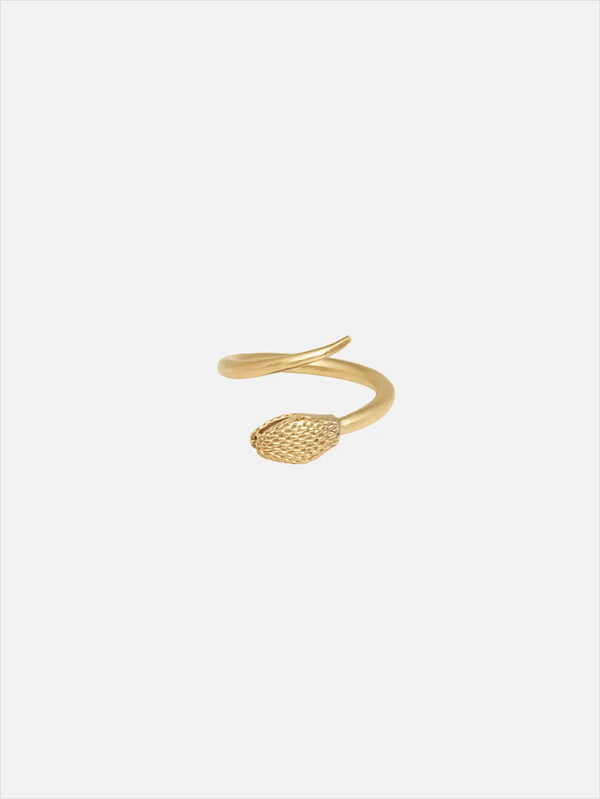 ZEWORKS Naga Ring - Gold - Rings YÜZÜK