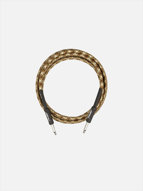 ZUHAL MÜZİK Fender Professional Series Cable Straight/Straight 10' Desert Camo Kablo - MÜZİK AKSESUAR