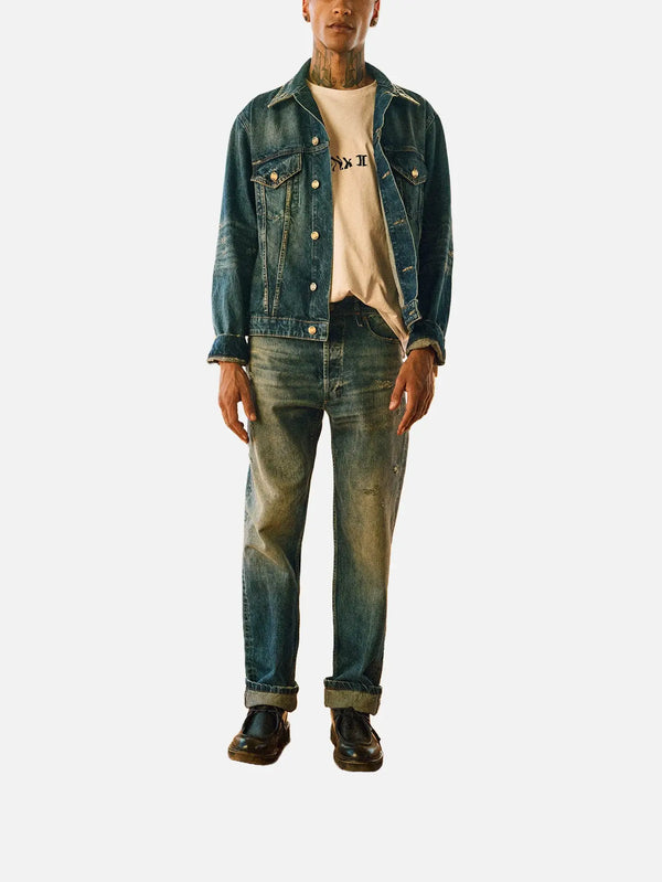 IN.K II Authentic Washed Slim Jean - Ember Indigo – Ember Indigo, önden görünüm