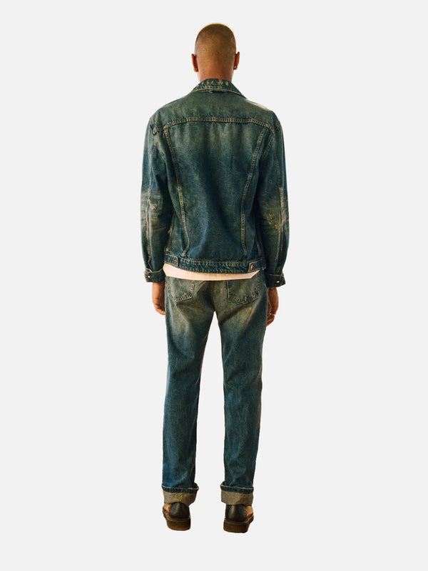 IN.K II Authentic Washed Slim Jean – Ember Indigo, arka görünüm
