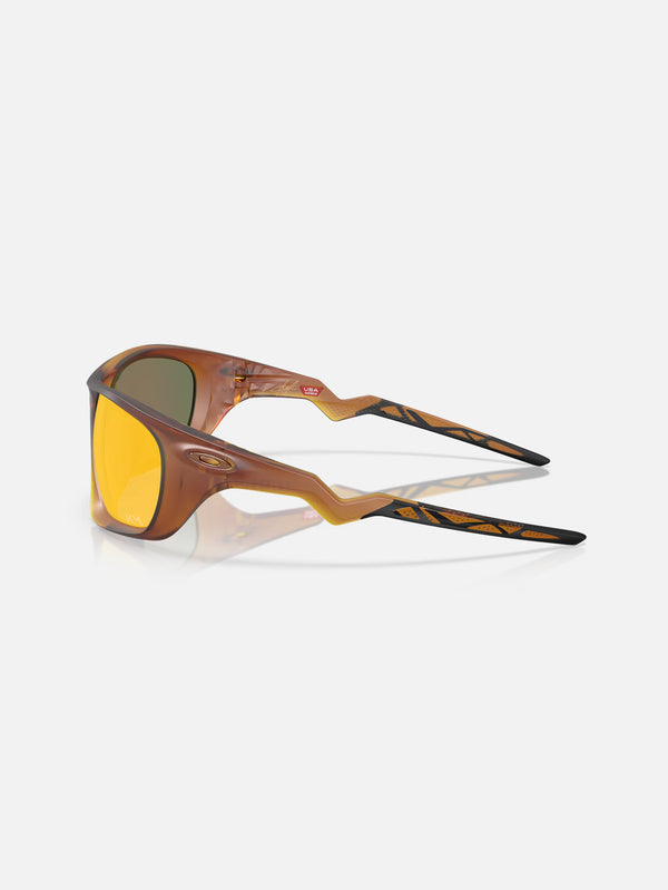 Kylian Mbappé x Oakley Lateralis - Matte Dark Amber/Prizm Ruby
