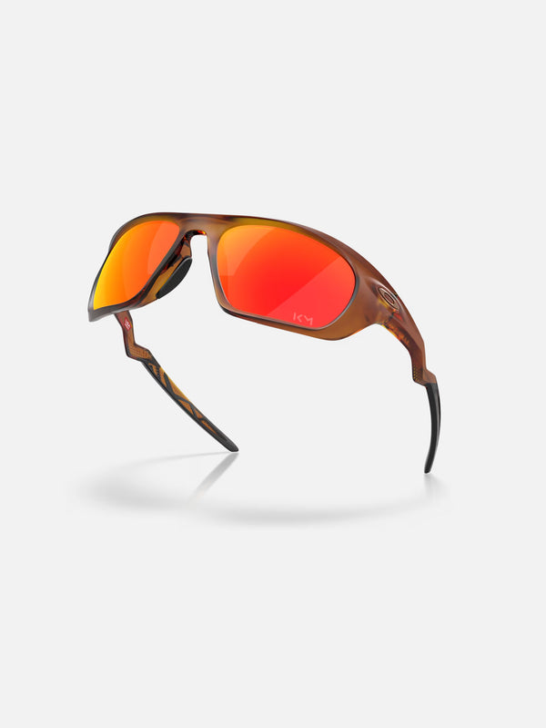 Kylian Mbappé x Oakley Lateralis - Matte Dark Amber/Prizm Ruby